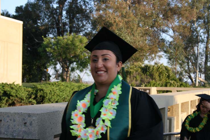 Students at Commencement