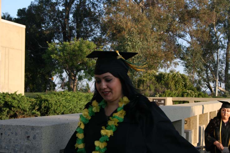 Students at Commencement