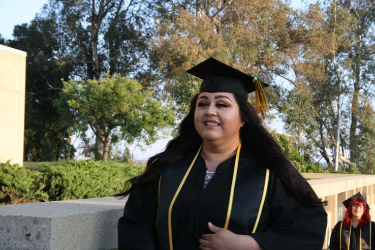 Students at Commencement