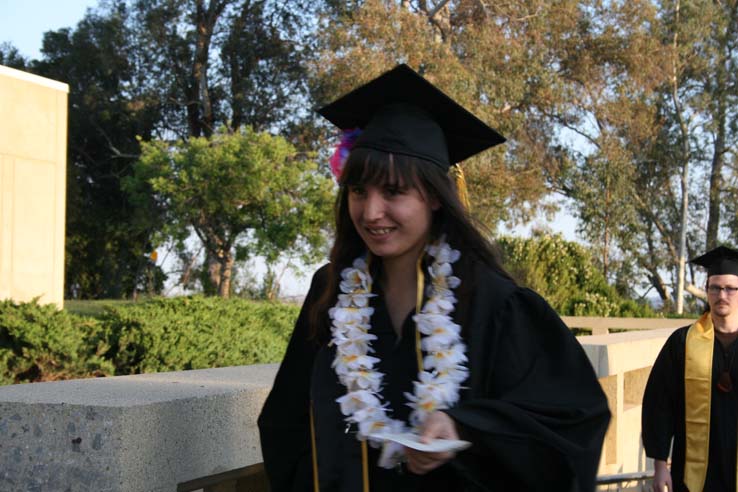 Students at Commencement