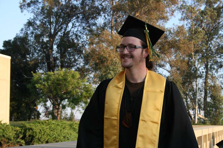 Students at Commencement