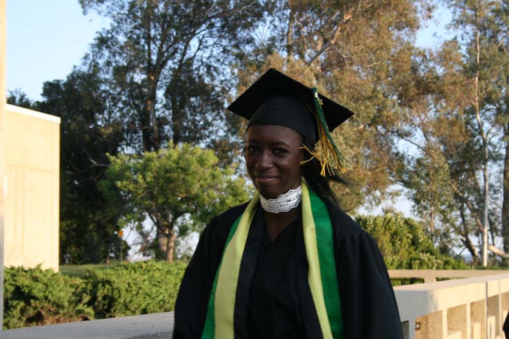 Students at Commencement