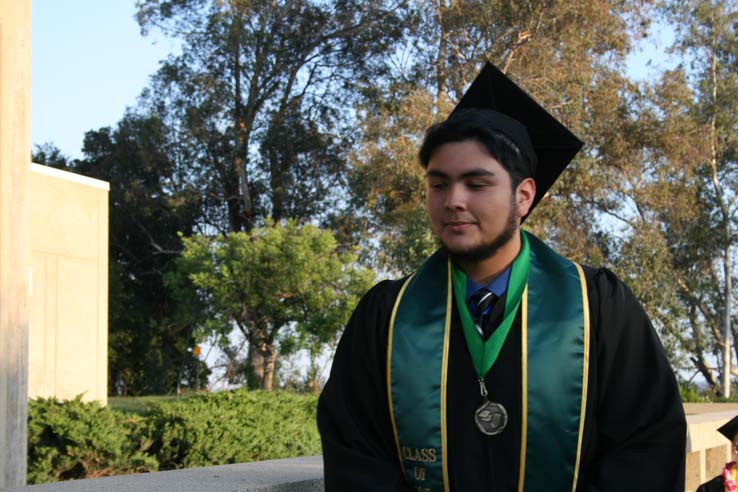 Students at Commencement