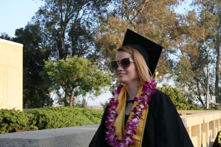 Students at Commencement