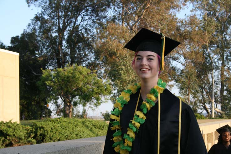 Students at Commencement