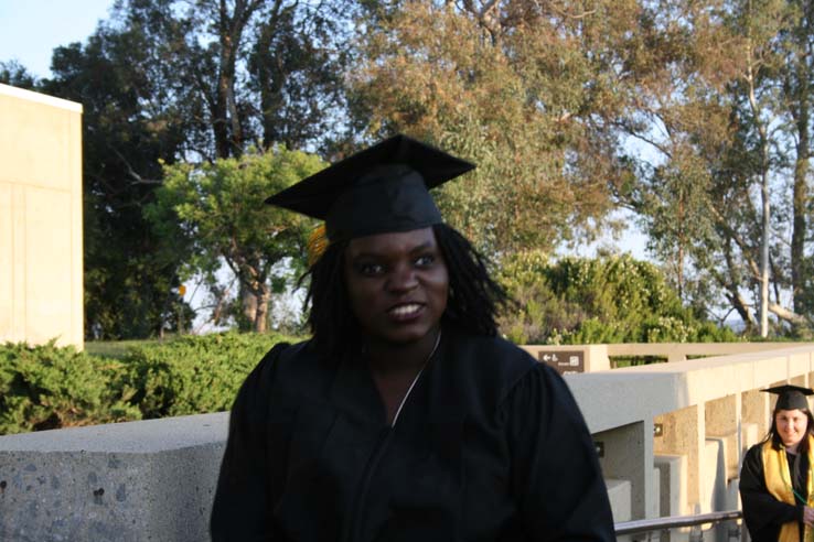 Students at Commencement