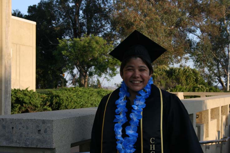 Students at Commencement