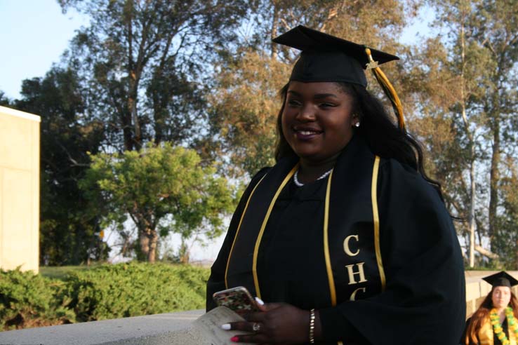 Students at Commencement