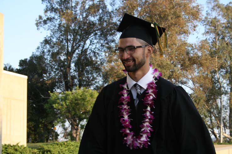 Students at Commencement