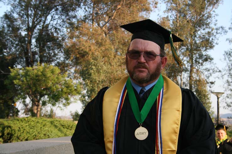 Students at Commencement