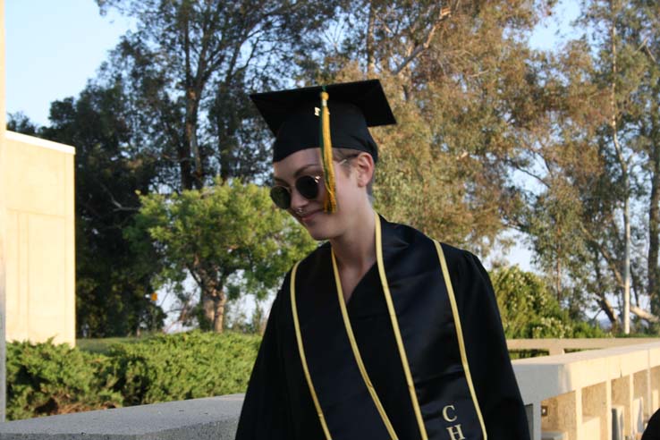 Students at Commencement