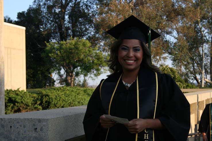 Students at Commencement