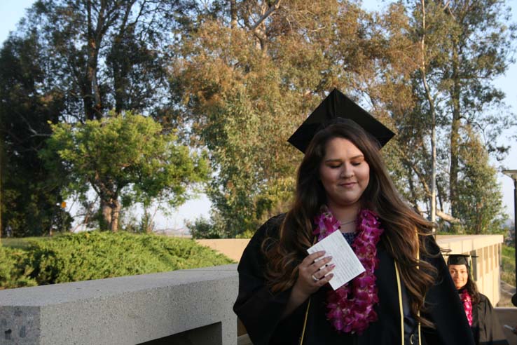 Students at Commencement