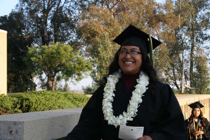 Students at Commencement