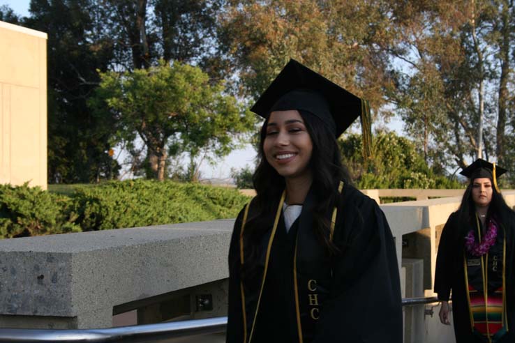 Students at Commencement