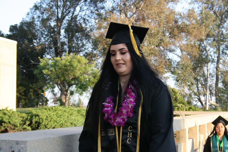 Students at Commencement