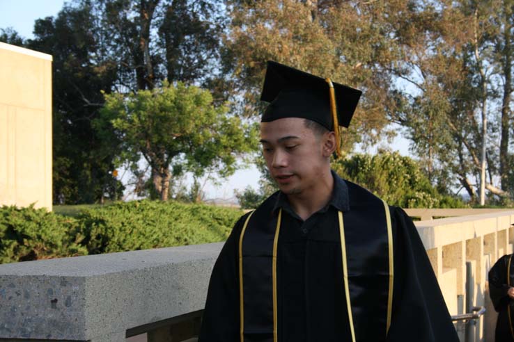 Students at Commencement