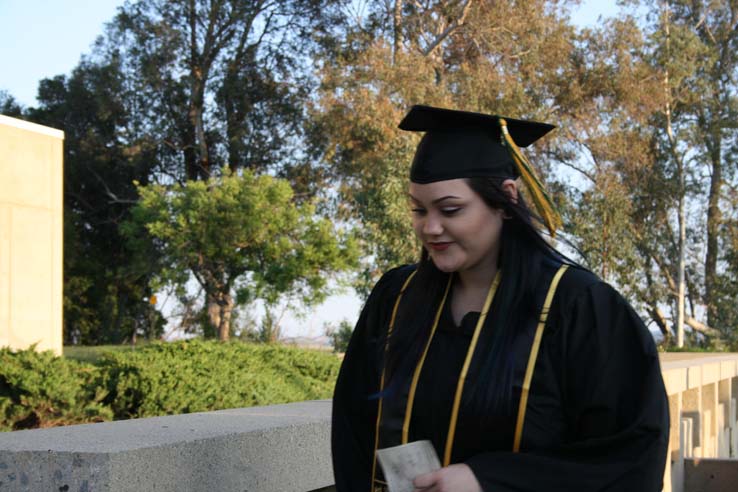 Students at Commencement