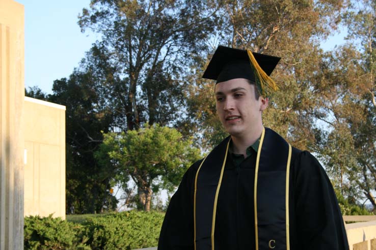 Students at Commencement