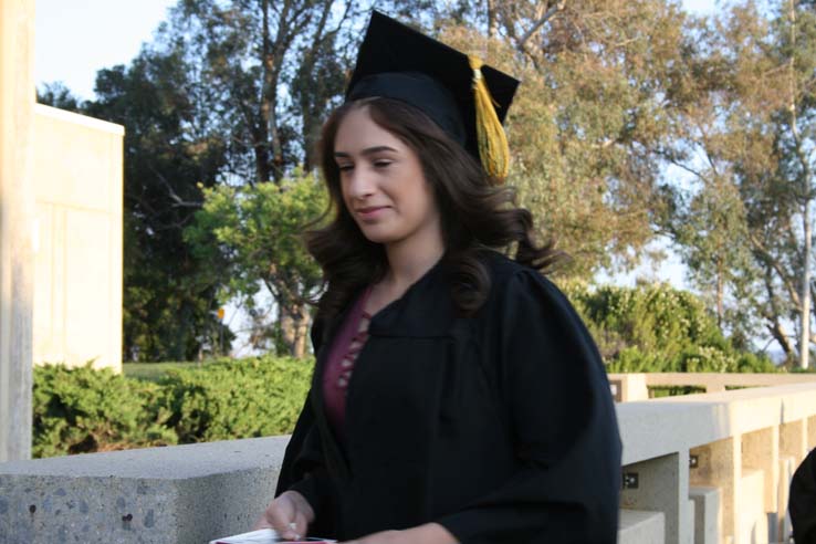 Students at Commencement