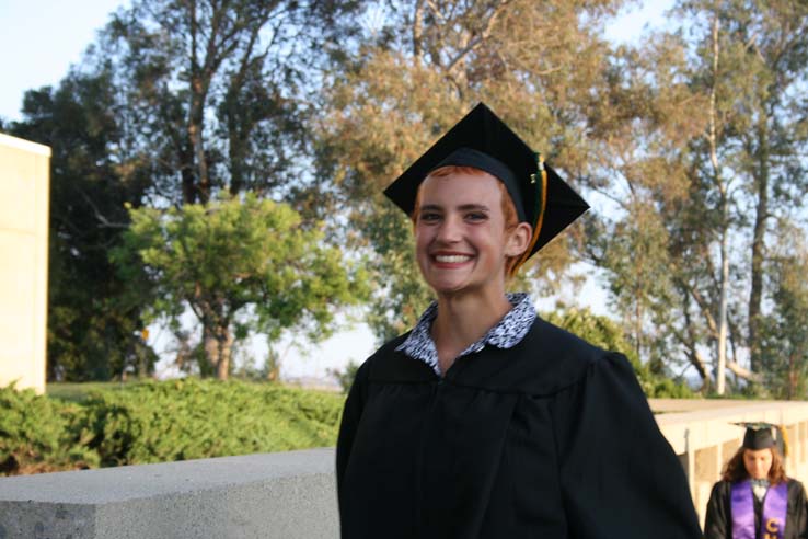 Students at Commencement