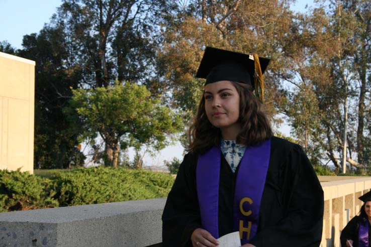 Students at Commencement