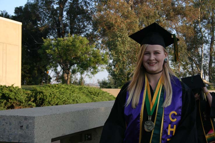 Students at Commencement