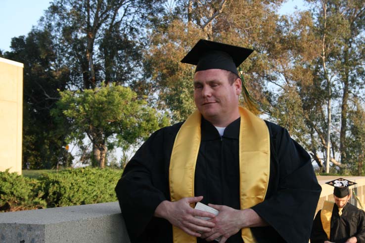 Students at Commencement