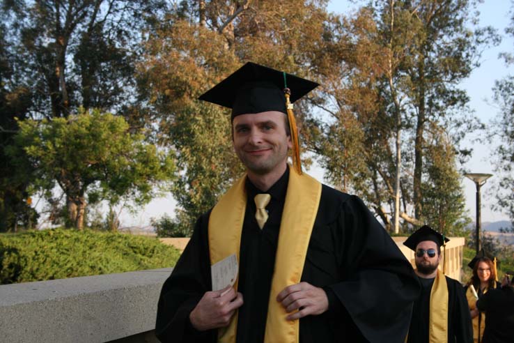 Students at Commencement