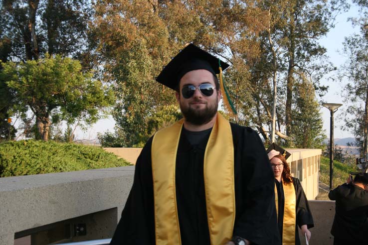 Students at Commencement