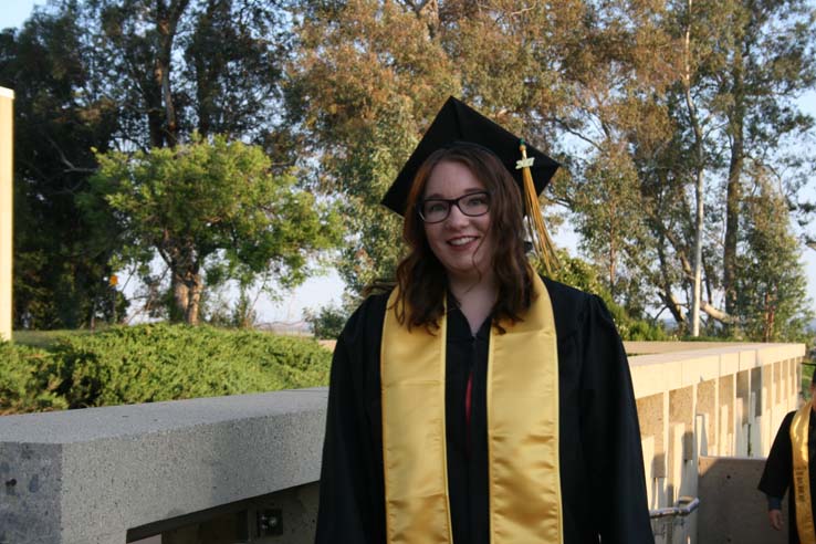 Students at Commencement