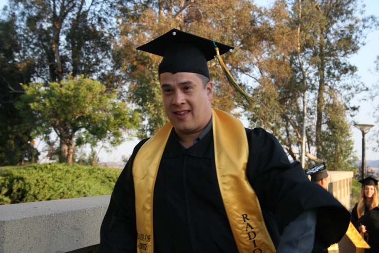 Students at Commencement