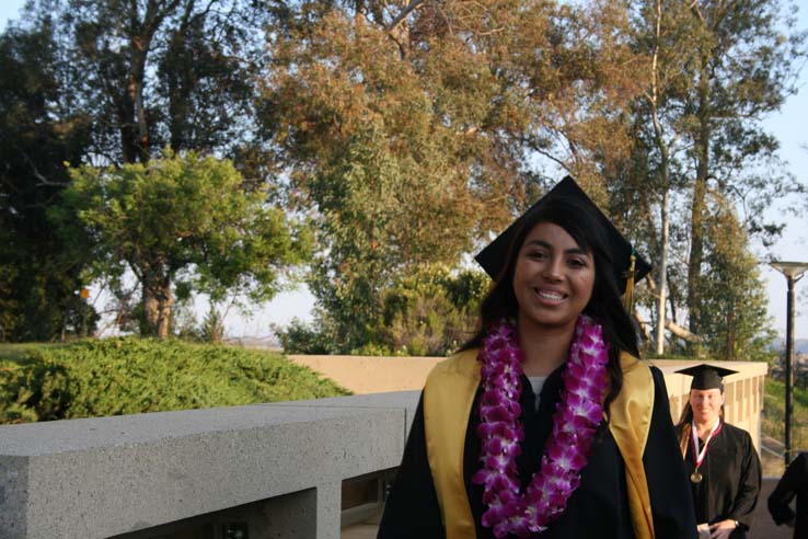 Students at Commencement