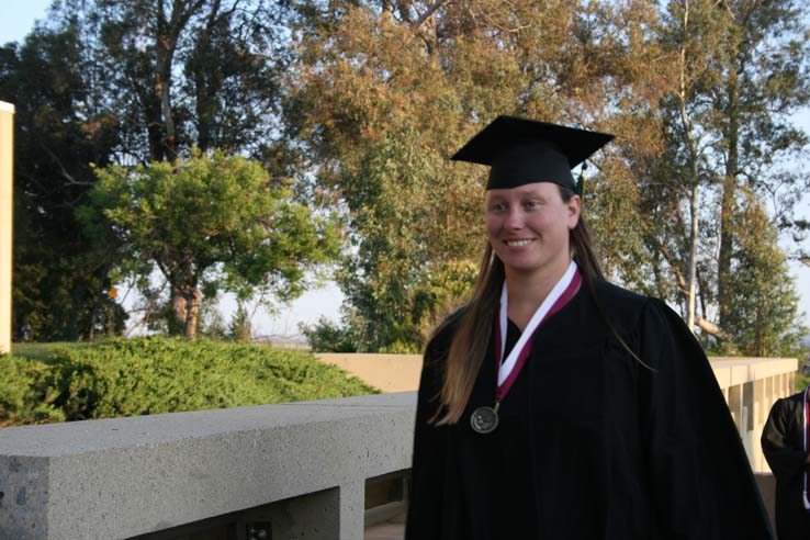 Students at Commencement