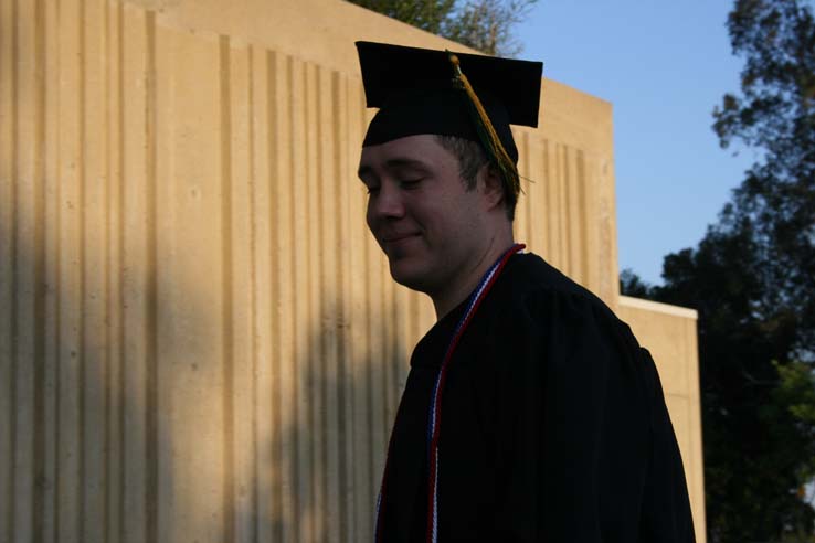 Students at Commencement