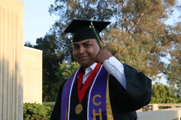 Students at Commencement