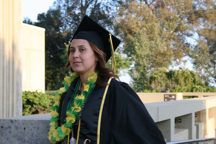 Students at Commencement