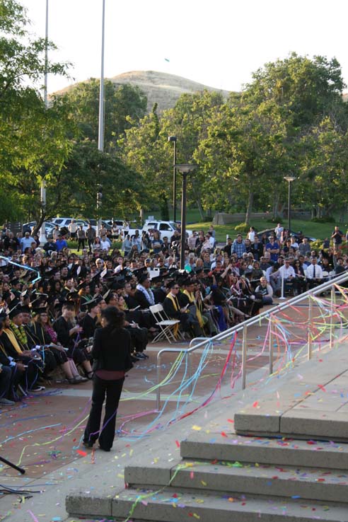 Students at Commencement