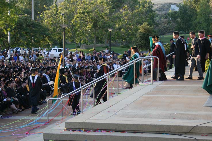 Students at Commencement