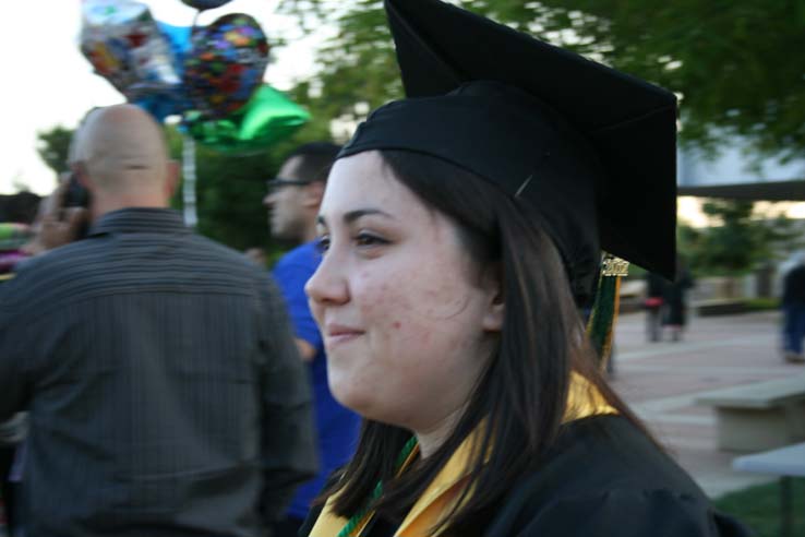 Students at Commencement