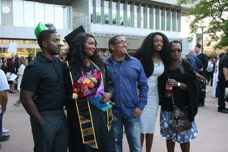 Students at Commencement