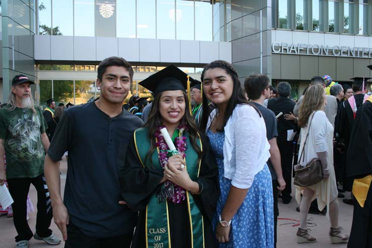 Students at Commencement