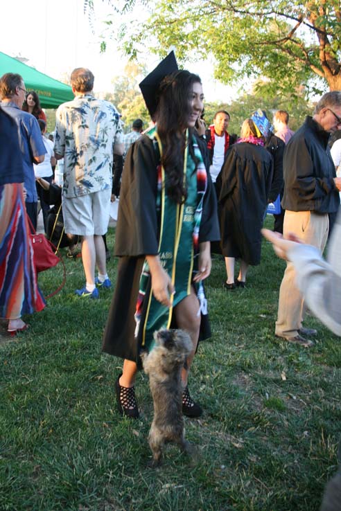 Students at Commencement