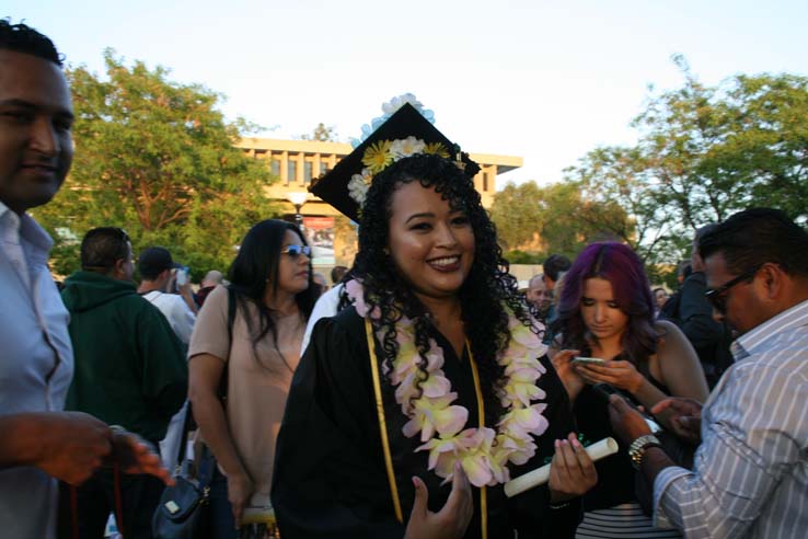 Students at Commencement