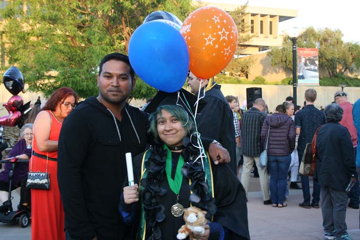 Students at Commencement