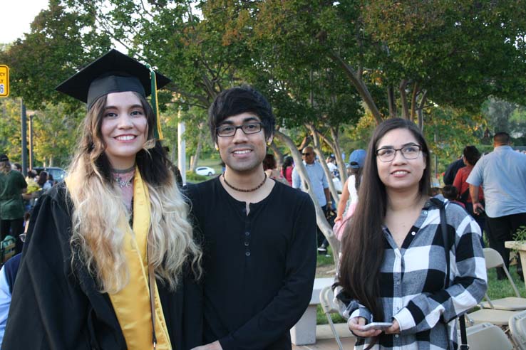 Students at Commencement