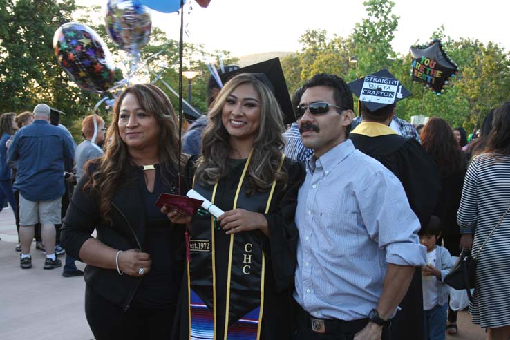 Students at Commencement