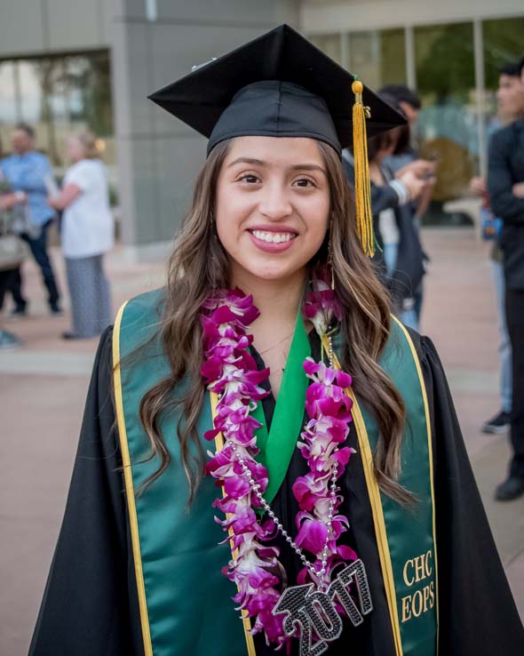 Students enjoying commencement