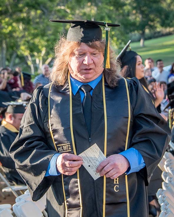 Students enjoying commencement