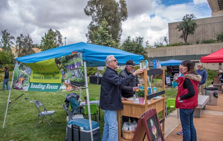 Attendees at the Herbivore Festival